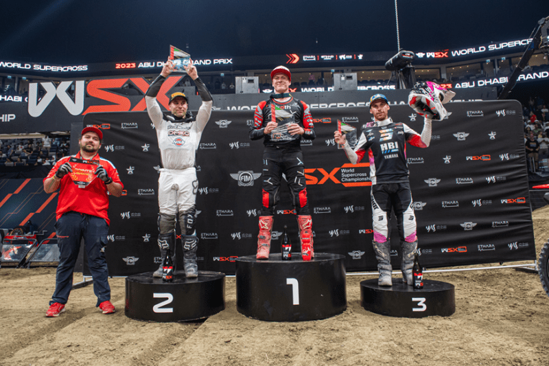 The result of the inaugural Abu Dhabi Grand Prix Supercross race