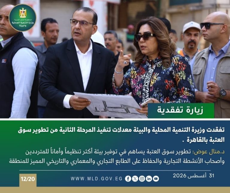 *بالإنفوجراف “التنمية المحلية والبيئة × أسبوع”*